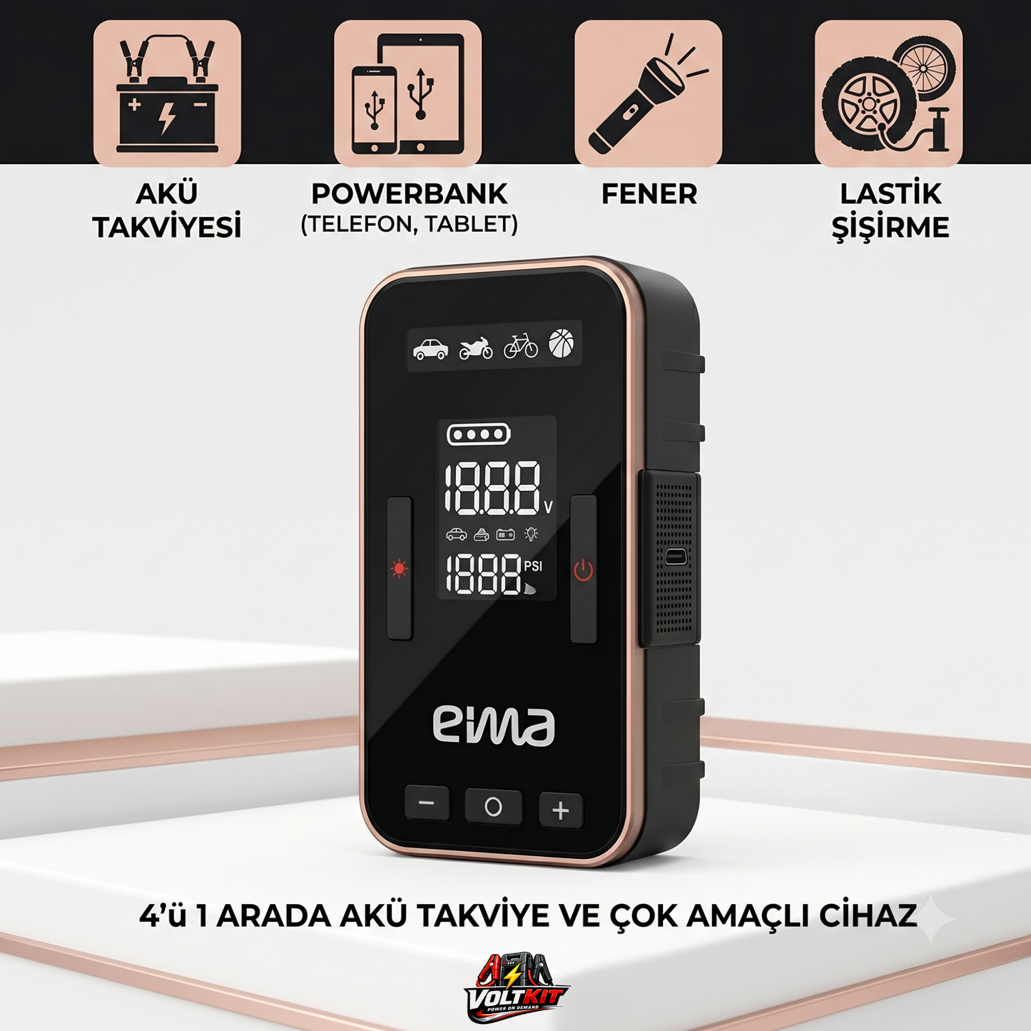 Akü Takviye ve Lastik Şişirme Cihazı