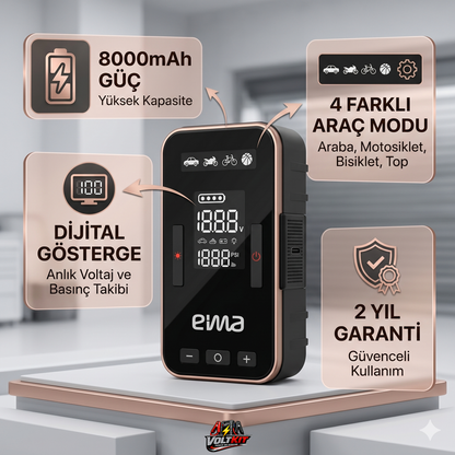 Akü Takviye ve Lastik Şişirme Cihazı